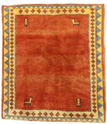 Gabbeh Teppich 139x122