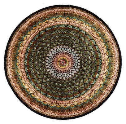 Ghom Geometric design Carpet 150x150