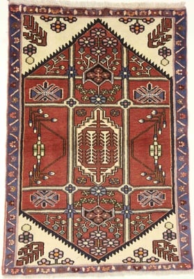 HAMADAN Teppich 125x86