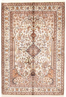 Kahmir Silk Carpet 186x125