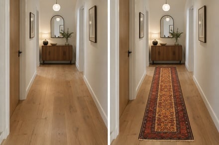 Antike Malayer Teppich 415x90 - alternate view