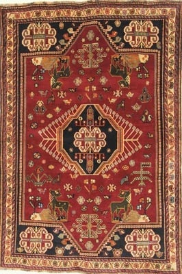 Ghashghai Teppich 184x124