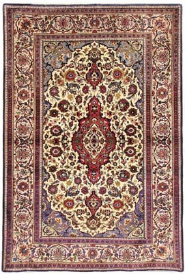 Keshan Seide Antik  Teppich 154x103