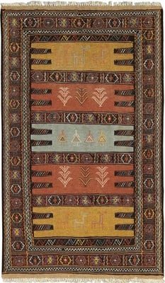 Kelim Teppich 183x106