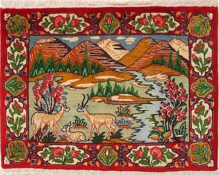 Sarouk Carpet  76x59