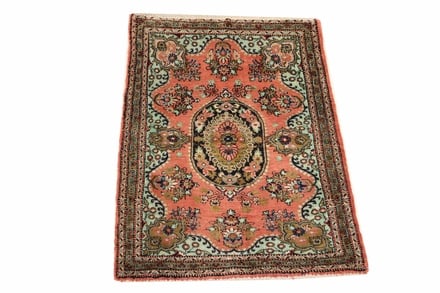 Qom Silk Carpet  86x56 - alternate view