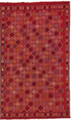 Kelim Afshar Teppich 195x127