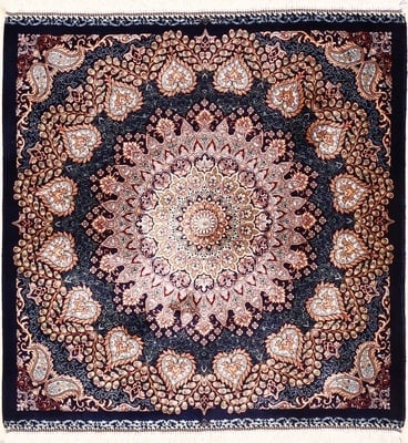 Ghom Daisy Teppich 70x70