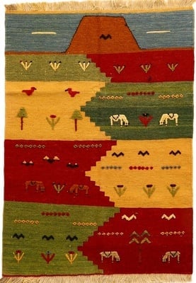 Kelim Teppich 113x80