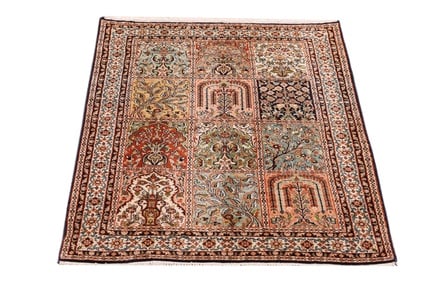 Kashmir Seide Teppich 124x76 - alternate view