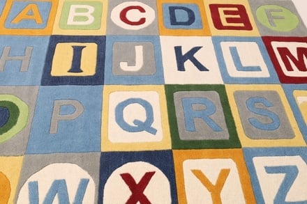 Kinderteppich Alphabet ABC 243x170 - alternate view