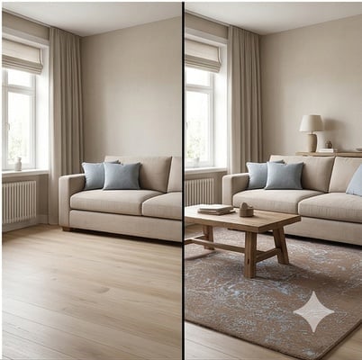 Modern LOTUS Carpet 208x157 - alternate view