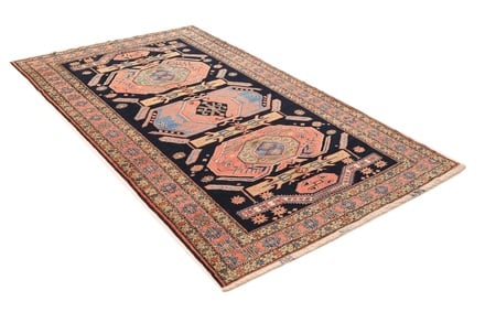 Ardabil  Antike Teppich mit geometrischem Muster 282x163 - alternate view