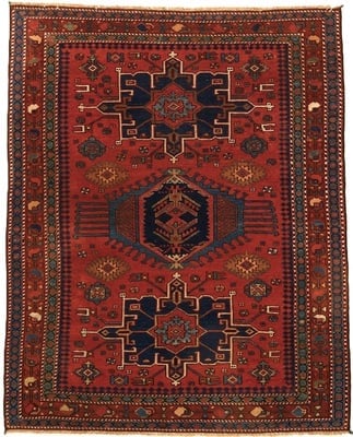 Antique Heriz Teppich 190x153