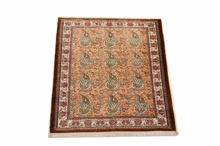 Ghom Silk Carpet 67x48 - alternate view