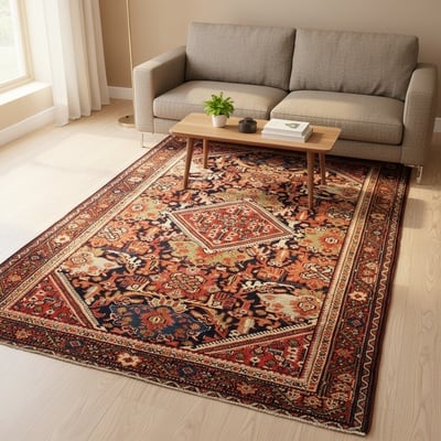 Antike Sarough Teppich 201x133 - alternate view