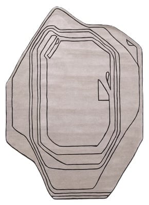 HANDTUFTED Carpet  245x150