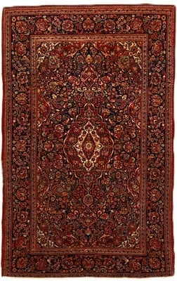 Kashan Antik  Teppich  200x127