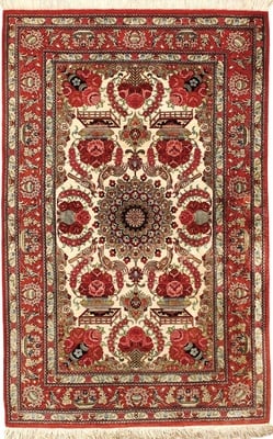 Qum Silk Carpet 123x78