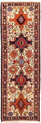 Kelim Silk Carpet  266x88