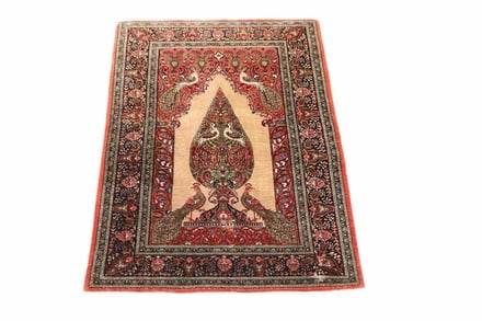 Ghom Silk Carpet  125x77 - alternate view