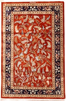 Ghom Seide Teppich 150x98