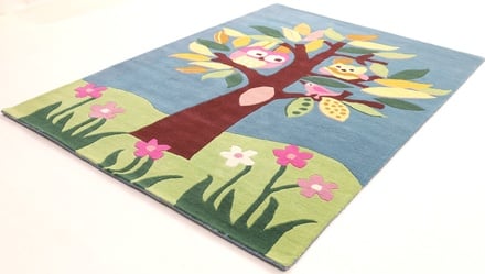 Kinderteppich Baum  Tiere 244x169 - alternate view