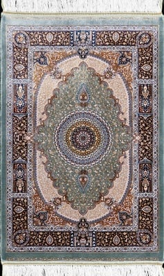 Ghom Dahlia Teppich  90x60