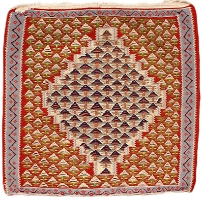 Kelim Seneh Teppich 65x65