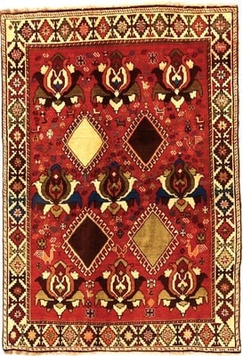 Ghashghai Teppich  196x136