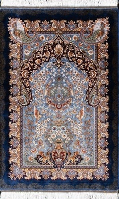 Ghom Dahlia Teppich  90x60
