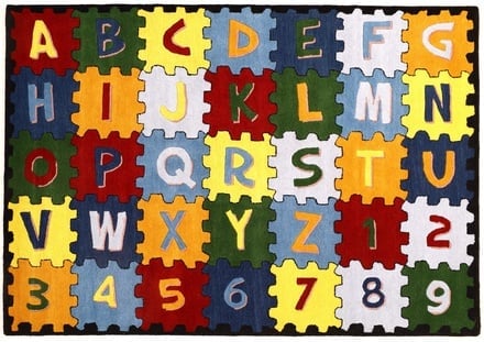 Kinder Lernteppich ABC Zahlen 243x170
