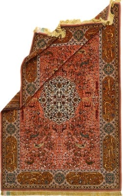 Tabriz 60Raj Seidenkette Teppich  315x204 - alternate view