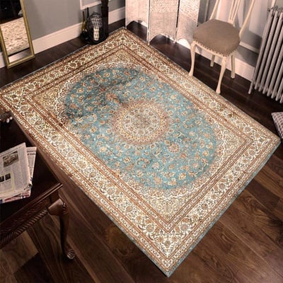 Kashmirseide Teppich 336x245 - alternate view