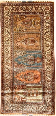Turkie Seide   Estanbul Teppich 150x70