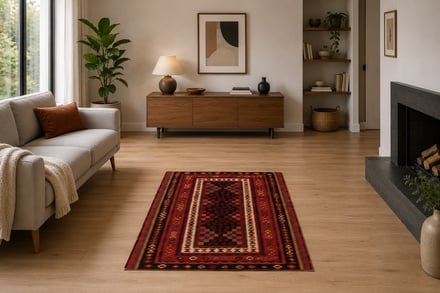 Kelim  Fars Teppich  195x126 - alternate view
