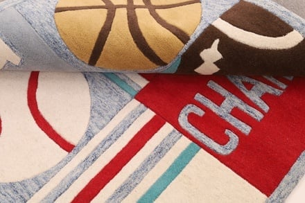 Kids Sports Ball Games Play Design carpet 243x170 - alternate view