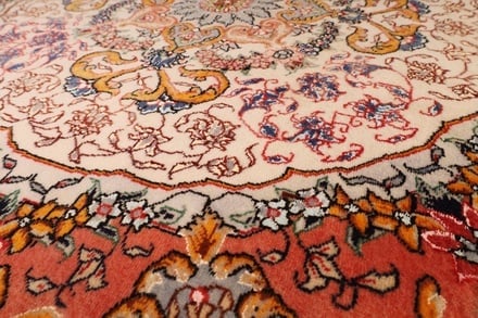 Tabriz50Raj Teppich 95x95 - alternate view