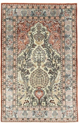 China Silk Carpet 118x75