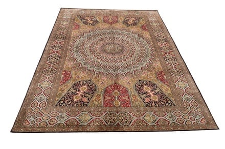 Kashmir SILK Carpet  270x186 - alternate view