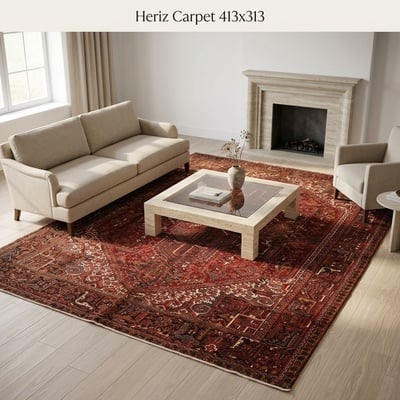 Heriz Teppich  413x313 - alternate view