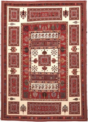 Kelim Nimbaft Sirjan Teppich 340x240