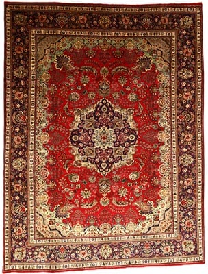 Tabriz Teppich 389x304