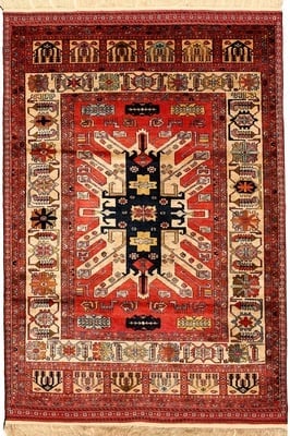 Quchan Seide Teppich 135x95