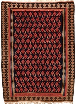 Kelim Fars Teppich 138x97 - alternate view