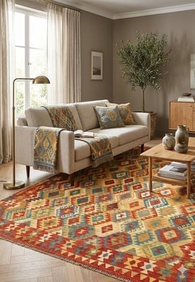 Kilim Carpet 294x203 - alternate view