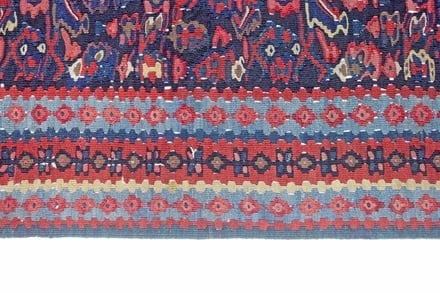 Kelim Senneh Teppich 180x112 - alternate view