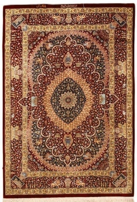 Ghom Seide Teppich 118x80