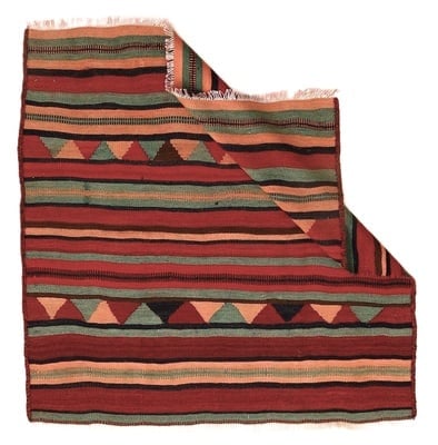 Kelim Fars Teppich 128x126 - alternate view