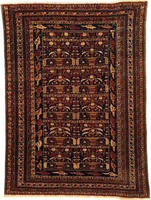 Antique Afgan Teppich 273x197